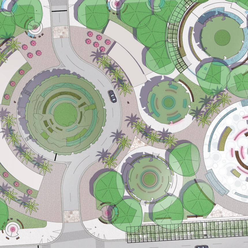 Brickell City Park Rendered Architectural Plan 2